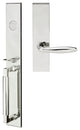 Summer Lever, Mortise Dummy Handleset, Left Hand, Polished Stainless Steel
