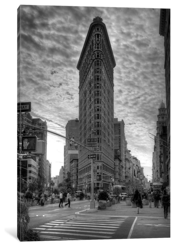 "Flatiron Building, New York City" Wrapped Canvas Print, 18x12x1.5