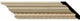 3 1/2"H x 3 5/8"P x 5"F x 96"L Andrea Rope Carved Wood Crown Moulding, Alder