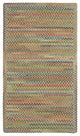 Kill Devil Hill Cross Sewn Braided Rectangle Rug, Dusty Multi, 8'6"x8'6"