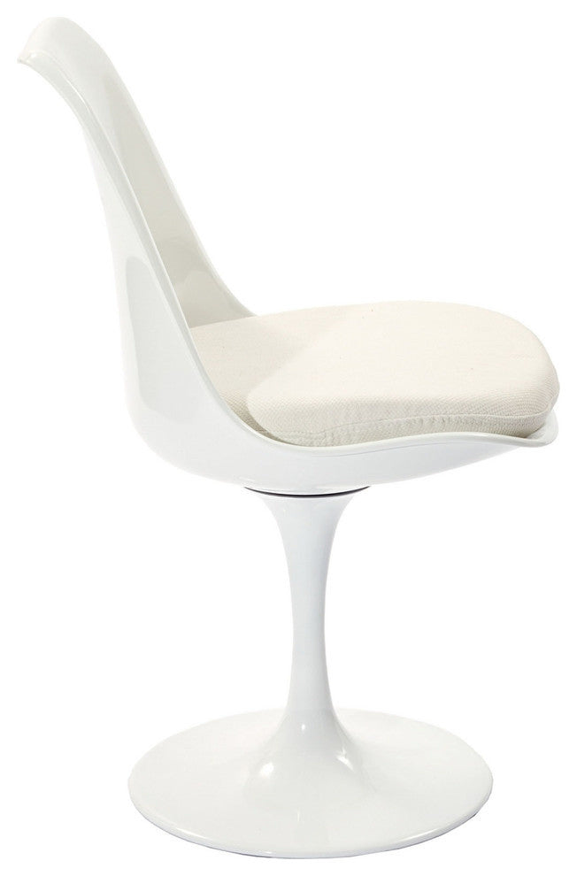 Modern Contemporary Kitchen Dining Side Chair Set of 4 White