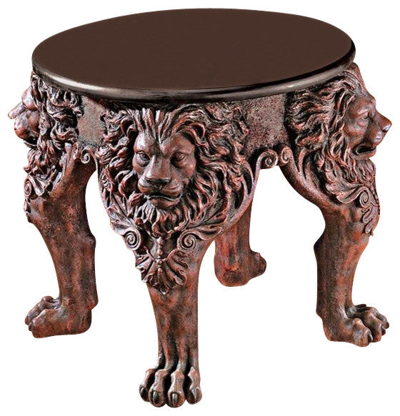 Lord Raffles Lion Leg Side Table