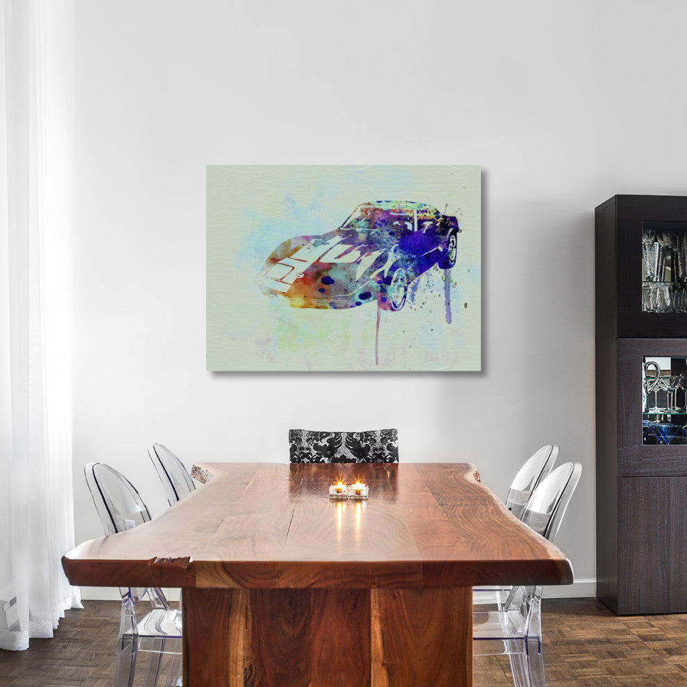 "Corvette watercolor" Fine Art Print