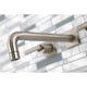 KS6028CML Wall Mount Tub Faucet, Brushed Nickel