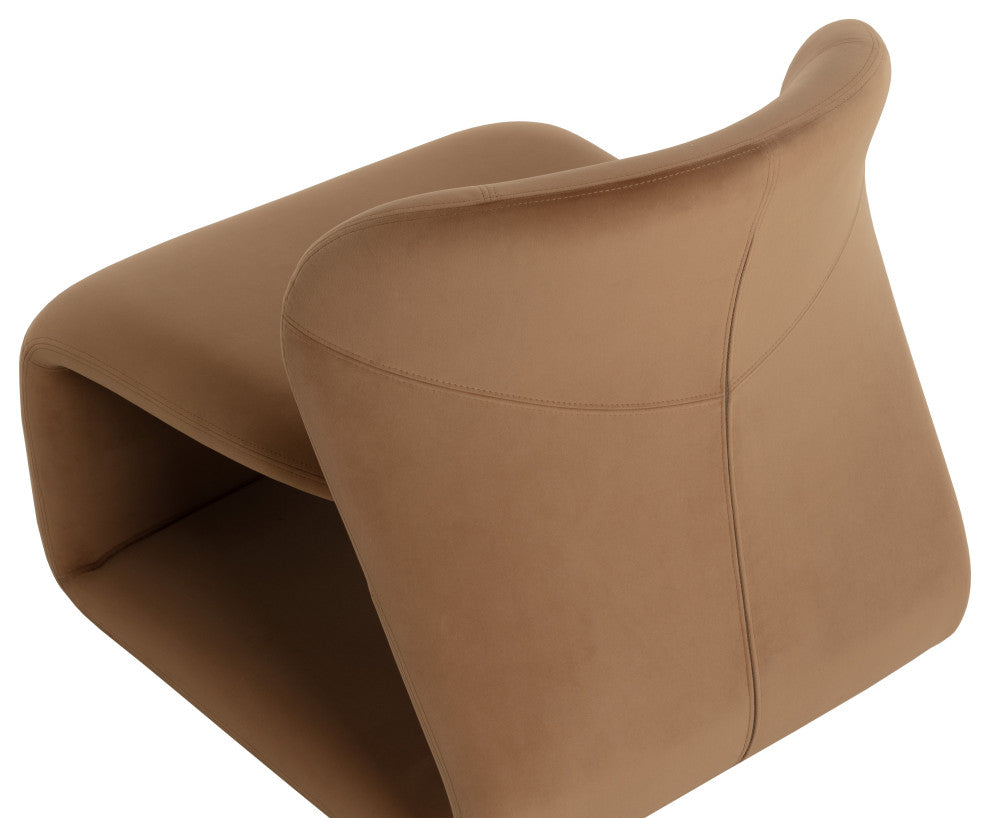 Sophiene Lounge Chair, Kona Camel
