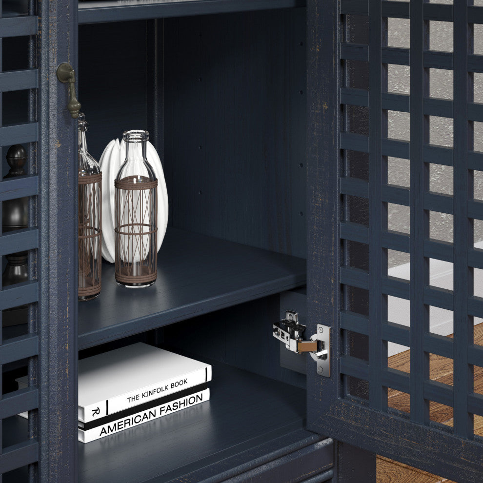 Rio 4 Door Accent Cabinet Navy