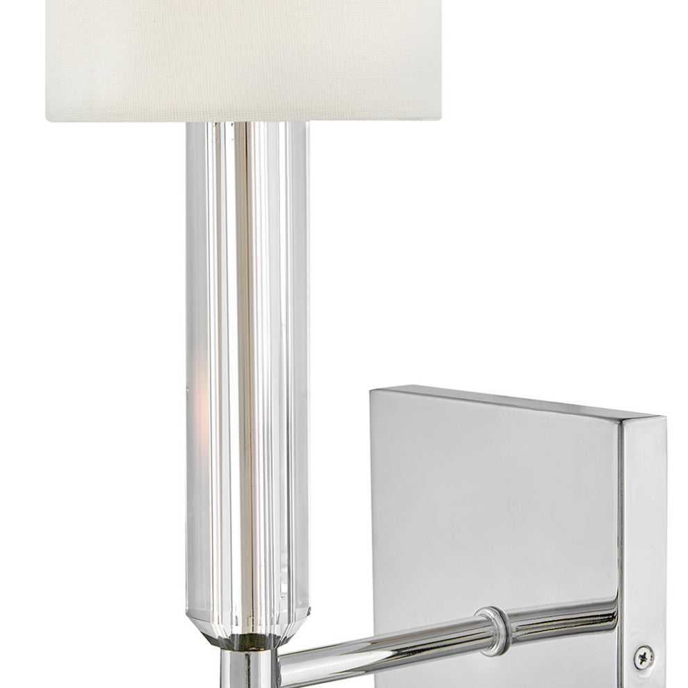 Hinkley Anika Large Single Light Sconce, Chrome
