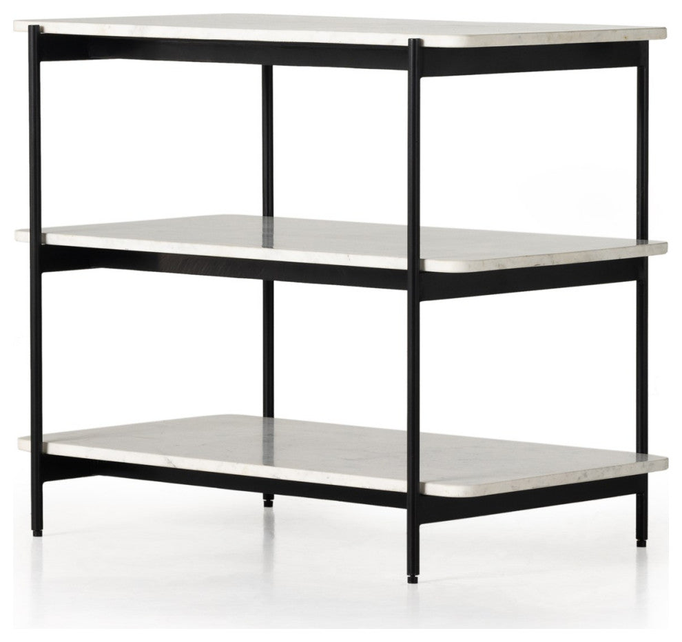 Jasper Nightstand-Iron Matte Black