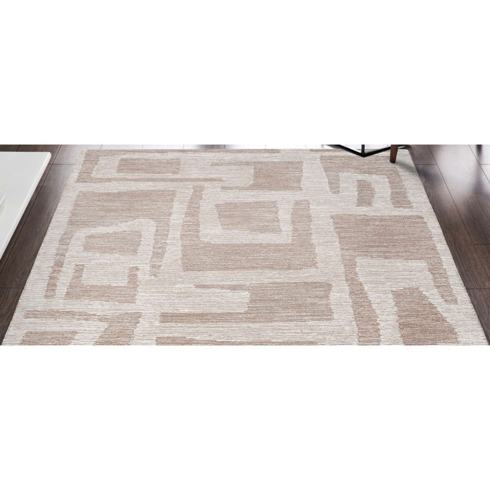 Shadows Ashanti Area Rug, Brown, 2'6"x8'