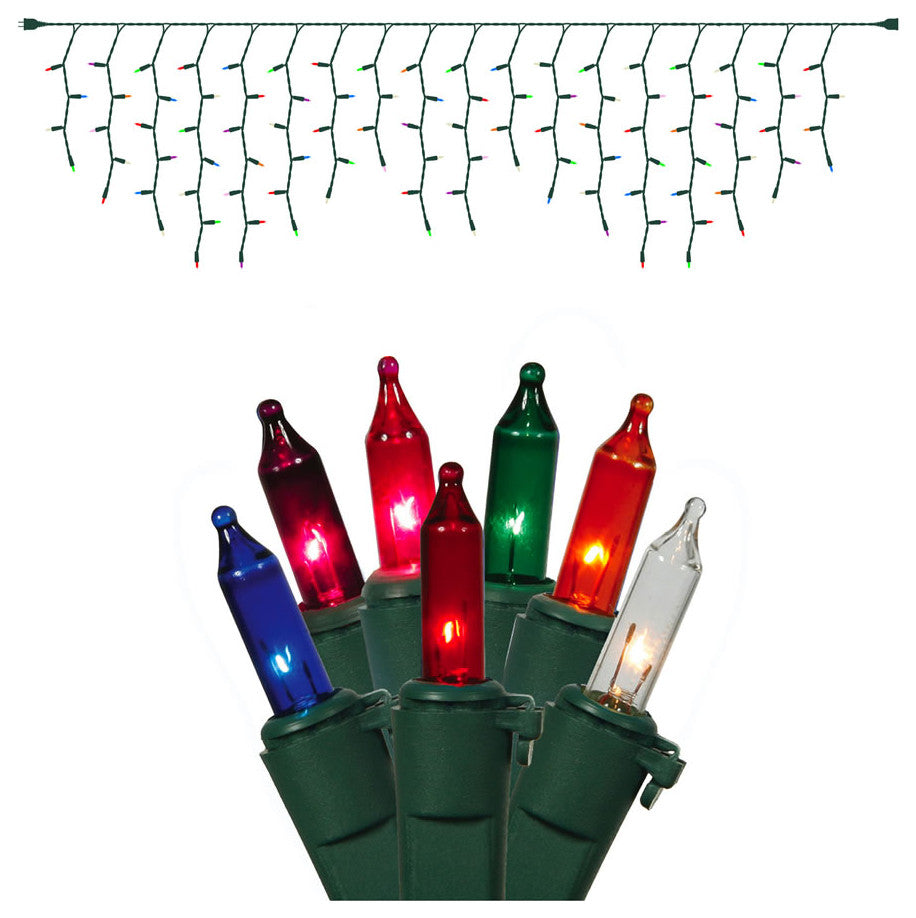 Vickerman W6G4300 100 Multi-Colored Mini Light, 9' Christmas Light Strand