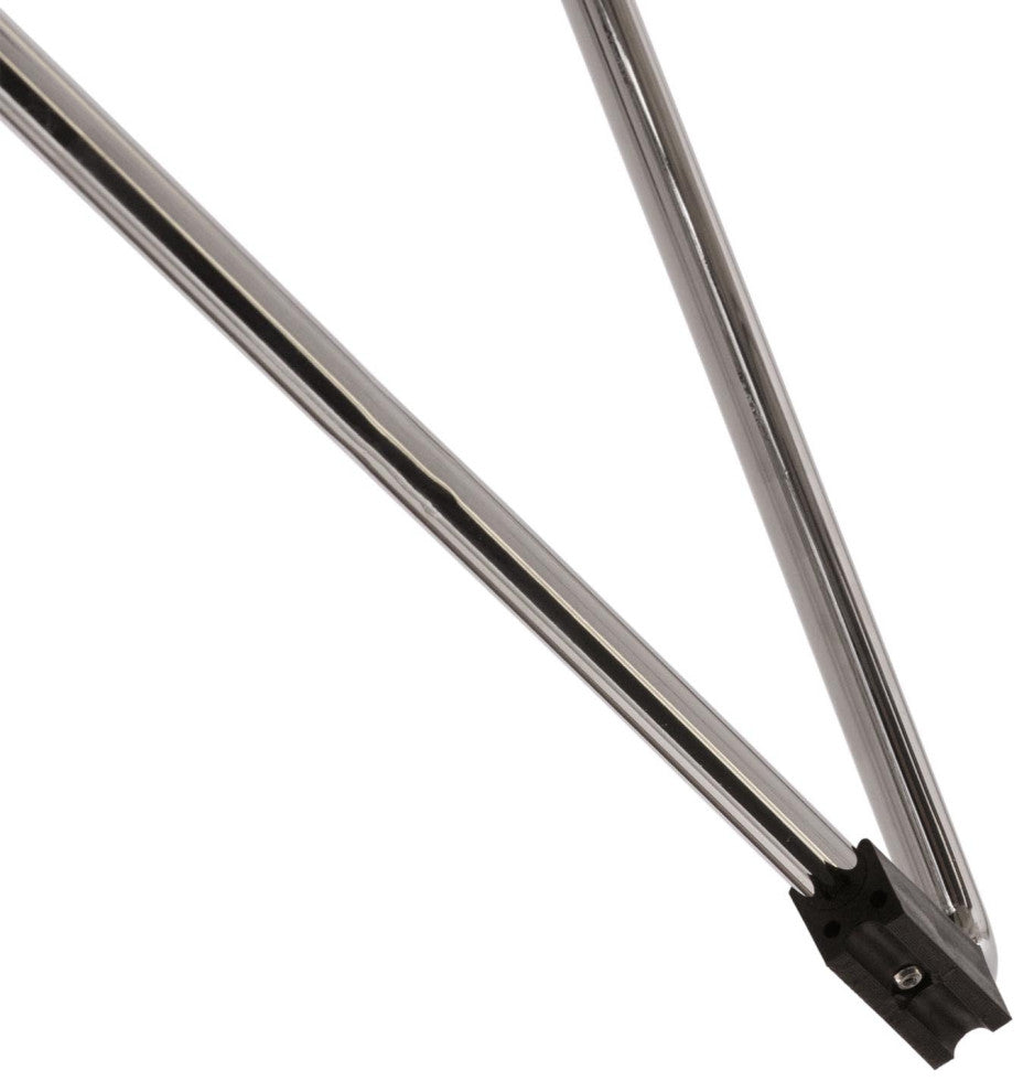 LeisureMod Lima Lucite Acrylic Dining Side Chairs, Set of 2, Clear