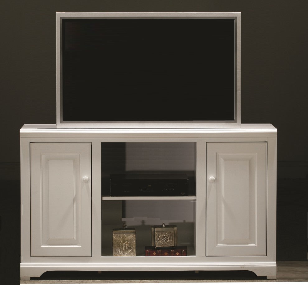 Eagle Furniture 55" Savannah Thin-Screen Entertainment Console, Black