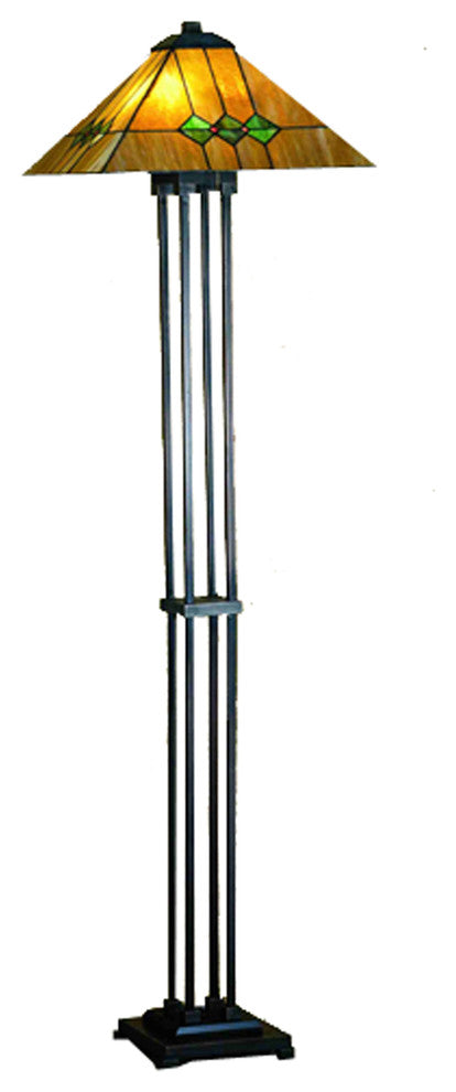 Meyda lighting 27854 63"H Martini Mission Floor Lamp