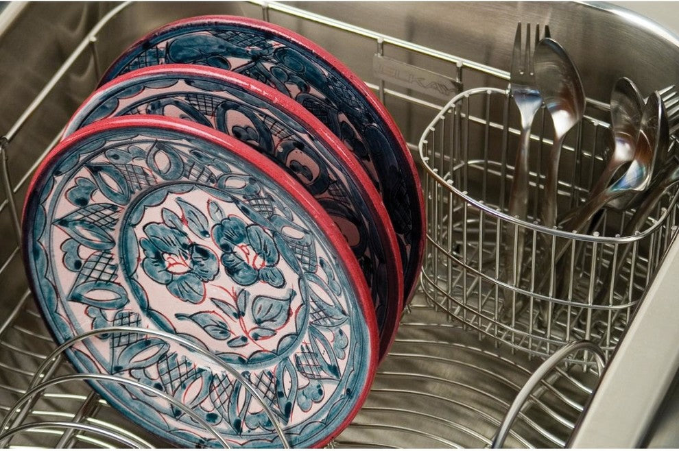 LKWUCSS Stainless Steel 3-1/2" x 5-1/8" x 4-3/8" Utensil Caddy