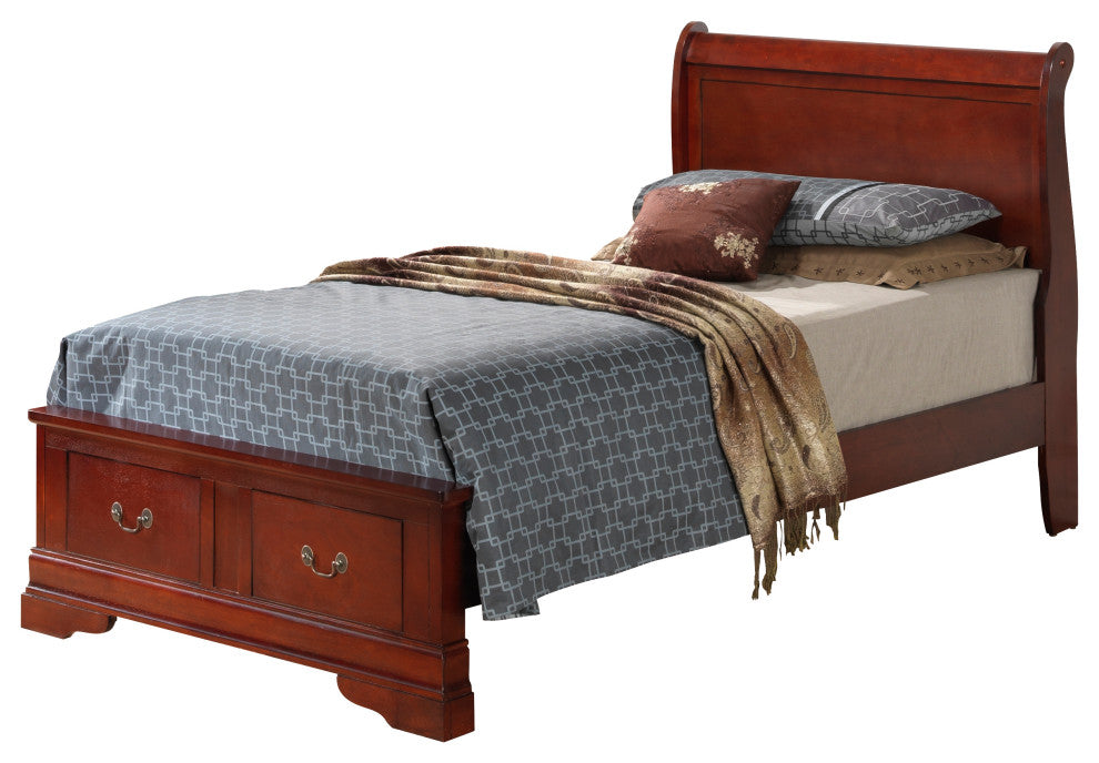 Stinson Storage Bed, Cherry, Twin