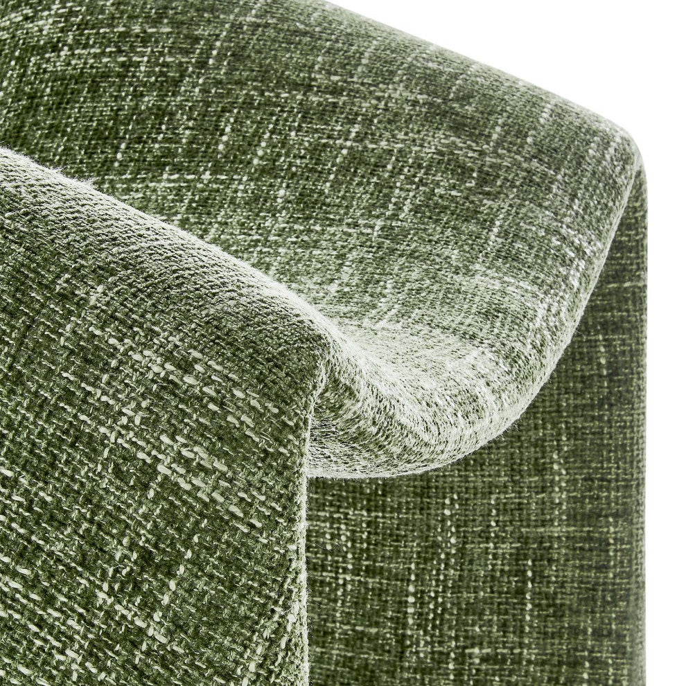 Vivi Chenille Upholstered Accent Chair - Basil
