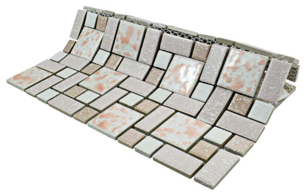 University Pink Porcelain Floor and Wall Tile