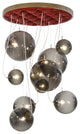 40W Bola Plush 9 LT Cascading Pendant