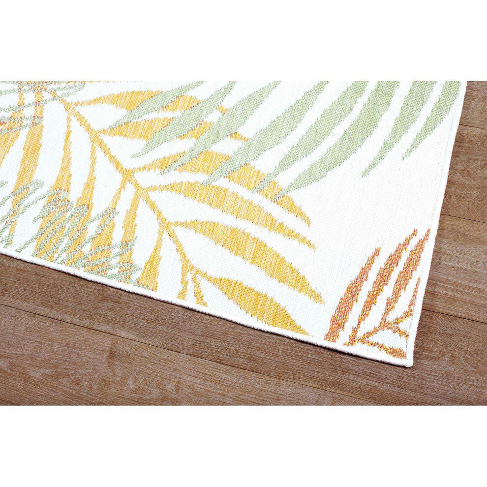 Plaza Vines Reversible Indoor/Outdoor Area Rug, Tropical, 2'x3'