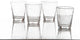Bubble Water Glasses, Clear, Set of 4
