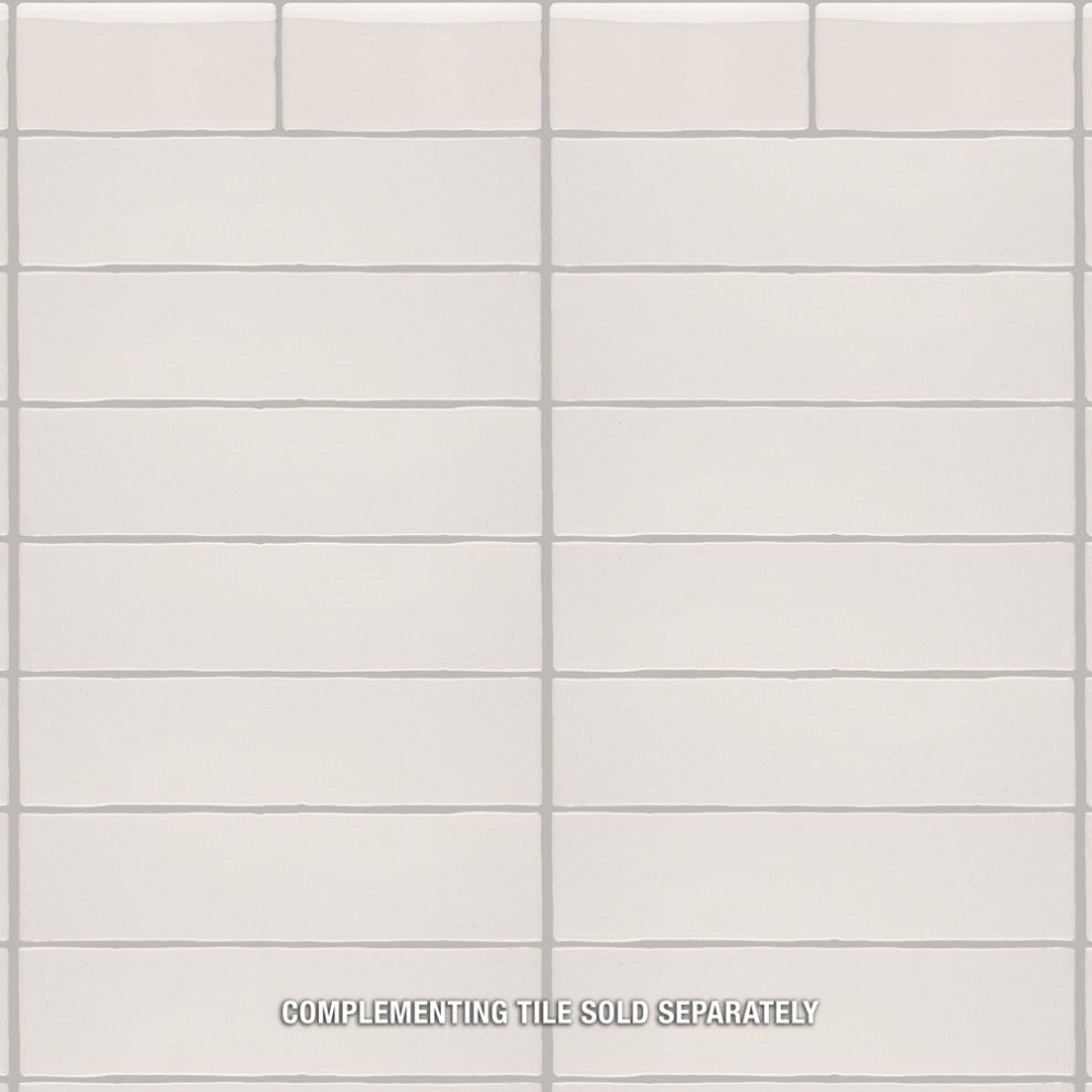 Antic Craquelle Bullnose White Ceramic Wall Trim