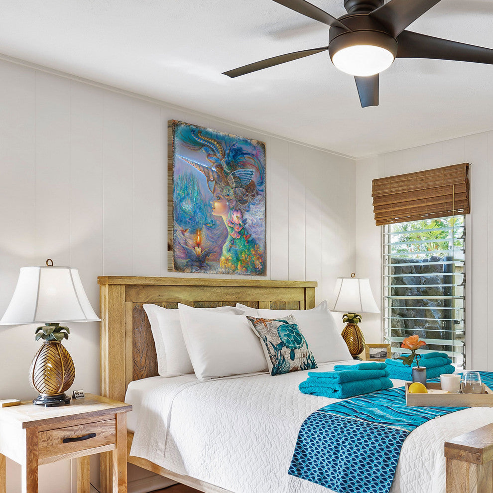 My Lady Unicorn Wall and Table Top Wooden Decor, 18x12