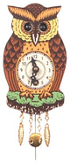 Engstler Key Wound Owl Clock- Mini Size