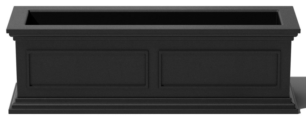 Brixton Planter Box, 36", Black, 1 Pack
