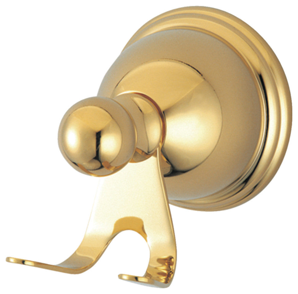 Kingston Brass Robe Hook, Polished Brass