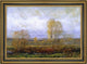 Dwight W Tryon Autumn Day Framed Premium Canvas Print, 24"x16"