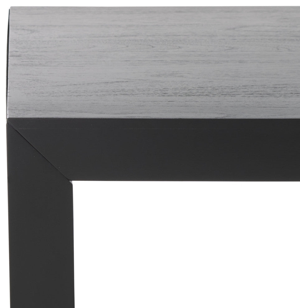 Safavieh Couture Tawney Rectangle Wood Coffee Table, Black