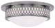 Livex 7353-91 3-Light Brushed Nickel Ceiling Mount, Brushed Nickel
