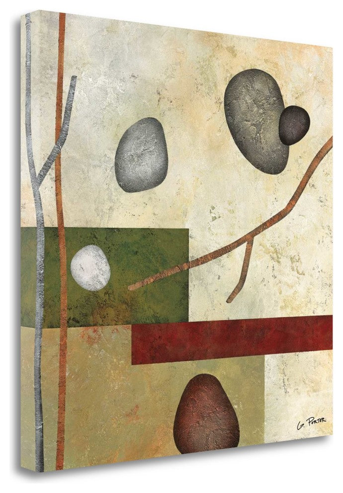 "Sticks And Stones VII" By Glenys Porter, Giclee Print on Gallery Wrap Canvas