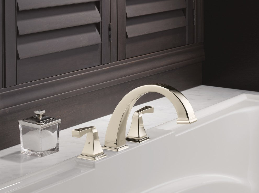 Delta Dryden Roman Tub Trim, Polished Nickel, T2751-PN