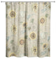 Sunflower Pattern on Yellow 71 x 74 Shower Curtain