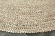 Gray Toned Organic Jute Area Rug, 6' Round