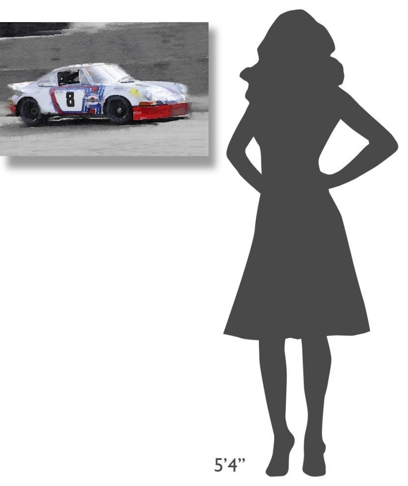 "1973 Porsche 911 Watercolor" Fine Art Print