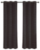 Willow Thermal Blackout Curtains, Set of 2, Charcoal, 84"x96"