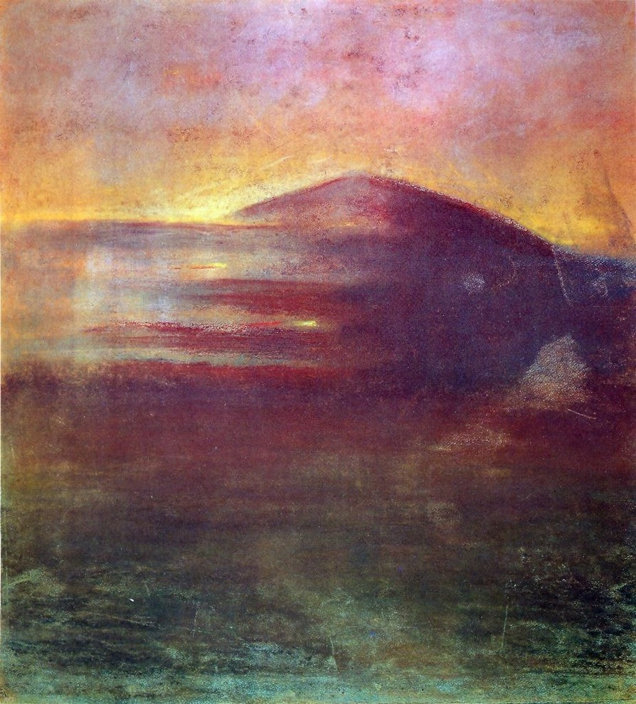 Mikalojus Ciurlionis Sunset - 20" x 25" Premium Canvas Print