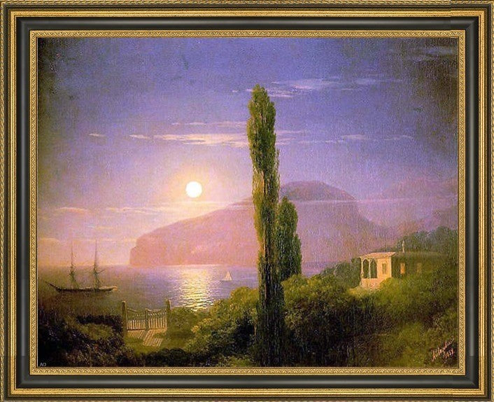 Ivan Constantinovich Aivazovsky a Lunar Night in The CrimeaCanvas Print, 18"x24"