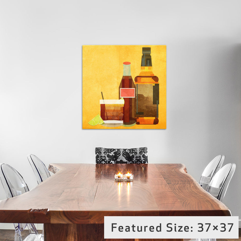 "Whiskey & Coke" by 5by5collective, 37x37x1.5