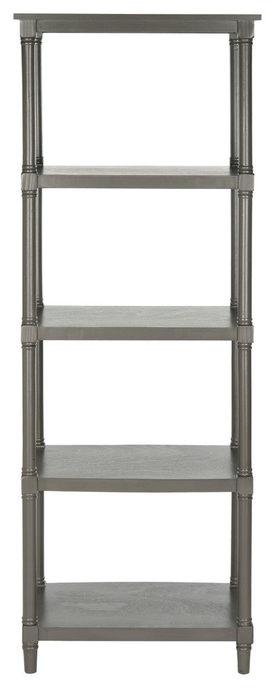 Safavieh Odessa 5-Tier Bookcase, Gray