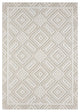 Nimes Crosshatch Area Rug, Gray, 3'3"x5'