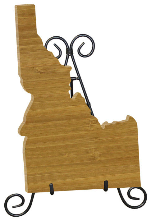 State Shaped Cutting Boards, Black Richlite, Idaho