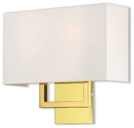 Livex Lighting Pierson Light ADA Wall Sconce, Polished Brass