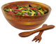 3-Piece Wood Salad Bowl Set, Medium, Large