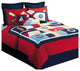 Sail Away Twin Quilt Ensemble by C & F, 8-Piece
