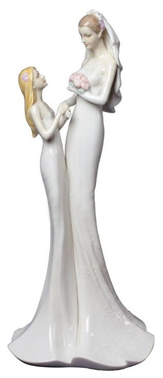 Sisters, Wedding Party, Marriage and Family, Fine Porcelain