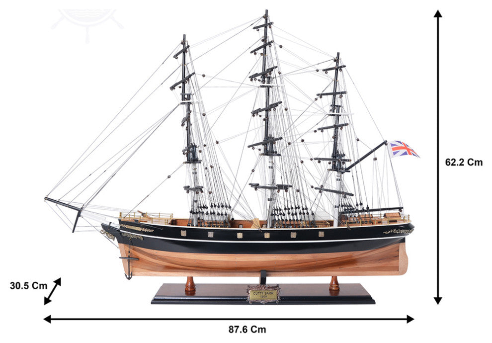 Cutty Sark (No Sail) Museum-quality Fully Assembled Wooden Model Ship