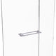 Prestige Skyline 18" Back to Back Shower Door Towel Bar, Satin Chrome